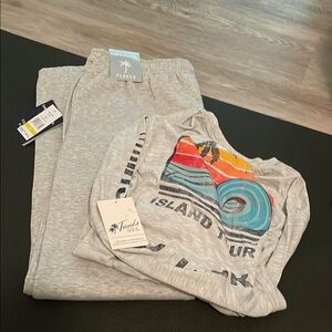 NWT Surf and Swim Co Men’s jogger and tee set - size M